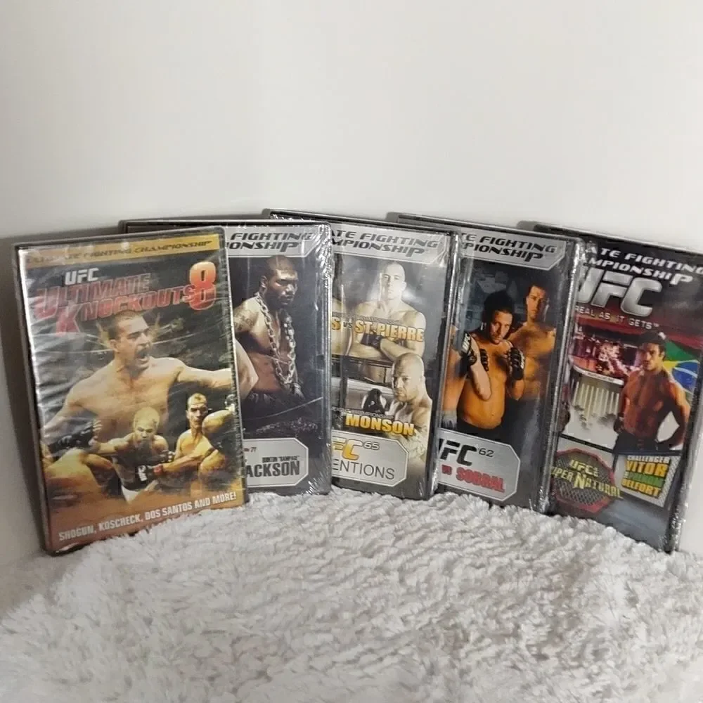 5 New UFC Ultimate Fighting Championship DVDs